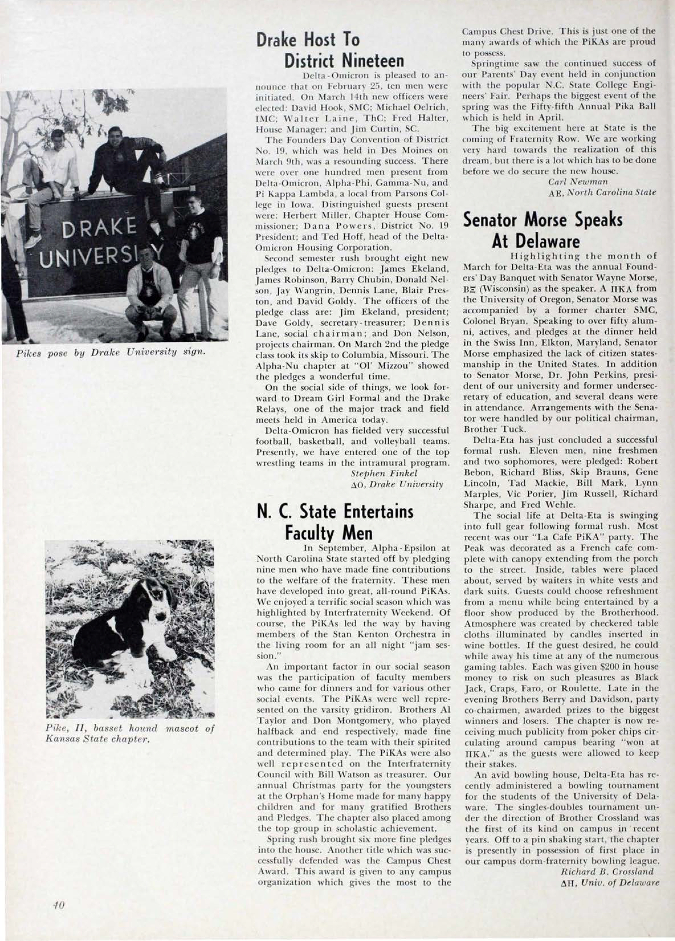 Drake Host To District Nineteen